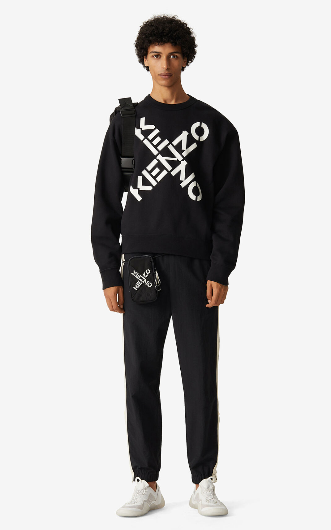 Kenzo Sport Big X Sweatshirt Herr | 64597-BYLJ